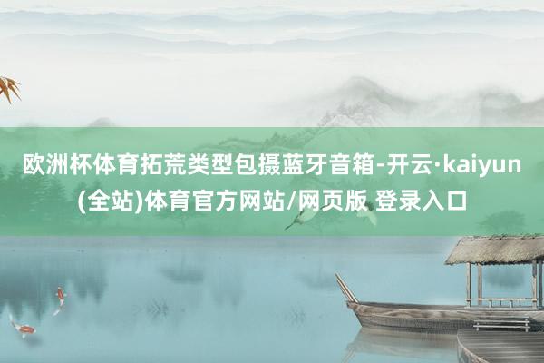 欧洲杯体育拓荒类型包摄蓝牙音箱-开云·kaiyun(全站)体育官方网站/网页版 登录入口